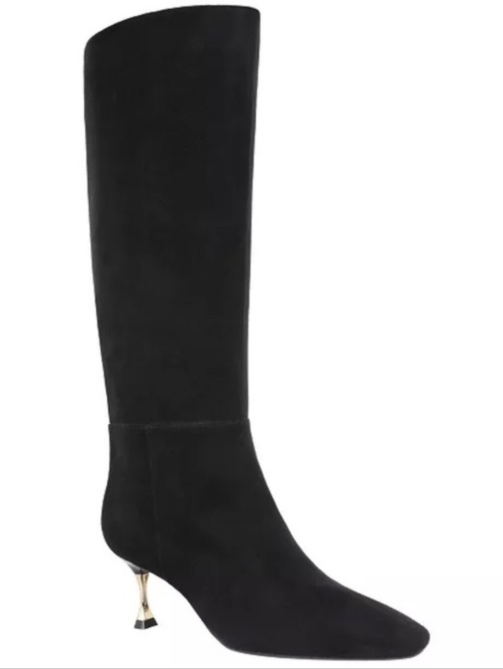Women's Black Over-the-Knee Pointed Toe Boot